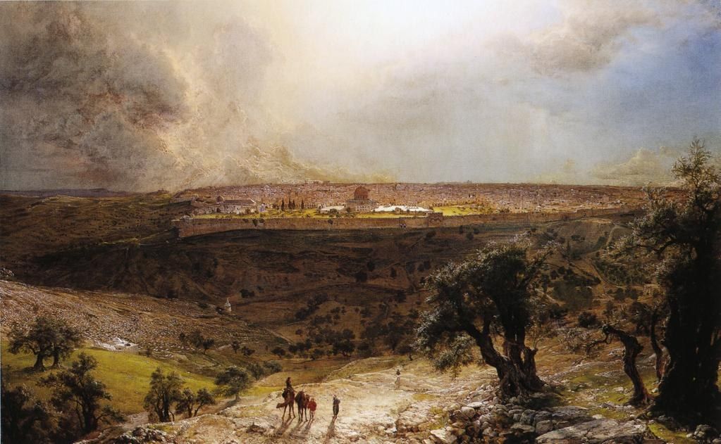 Frederic Edwin Church Jerusalem from the Mount of Olives
